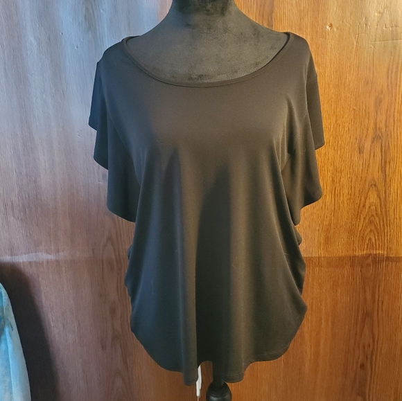 NY Collection Black Blouse - Picture 1 of 4